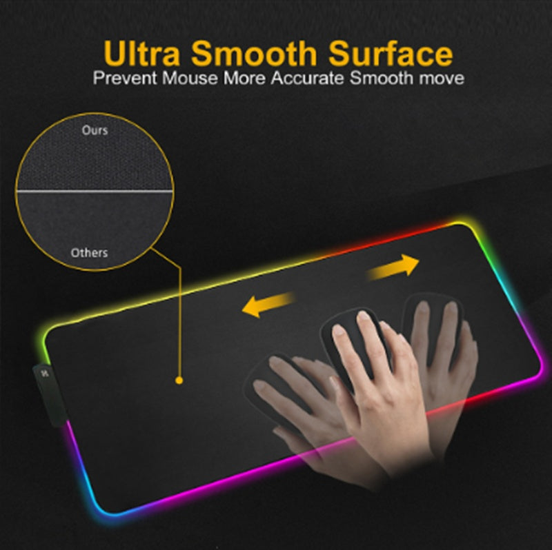 RGB Luminous Mouse Pad Led