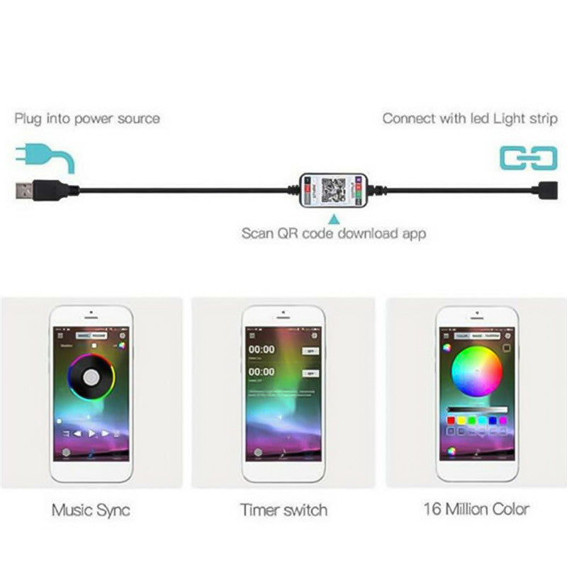 LED bluetooth APP RGB light strip