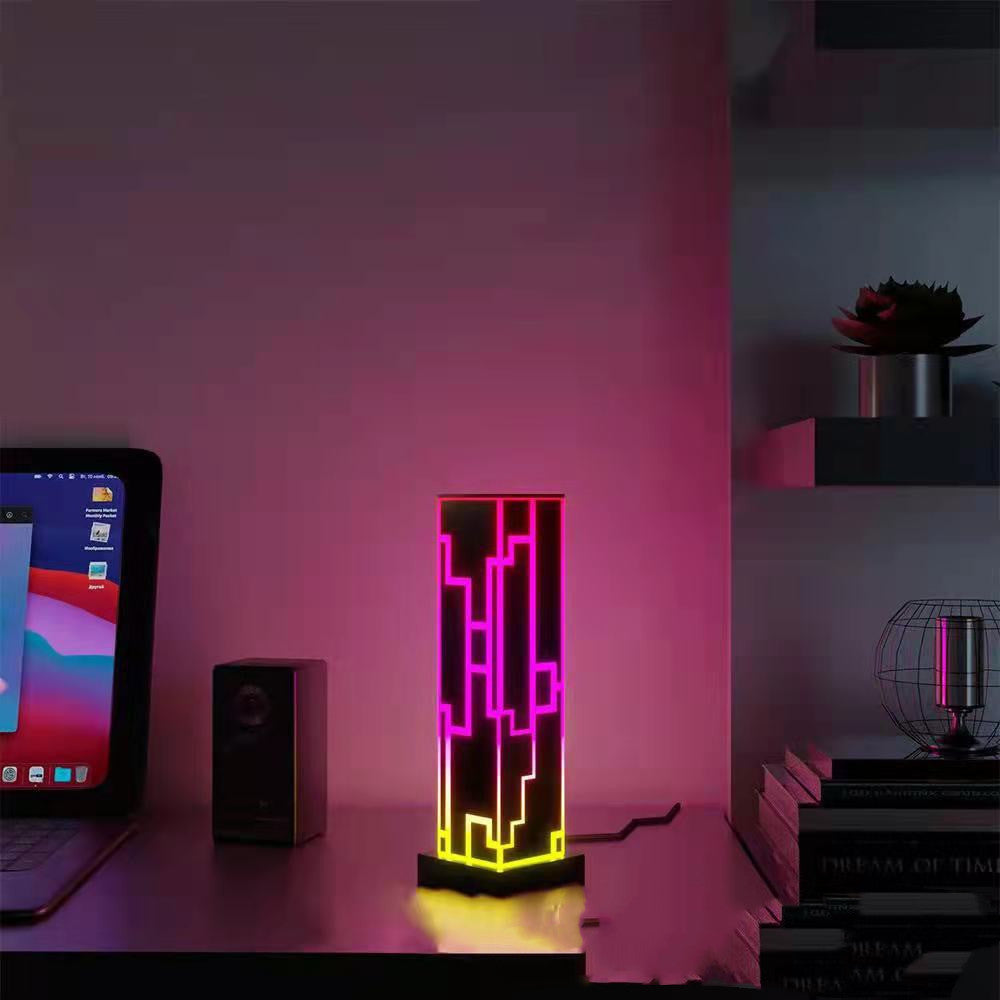 Fashionable RGB Color Remote Control Dimming Atmosphere Light