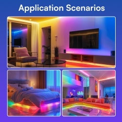 Bluetooth Colorful LED Strip 16.4ft