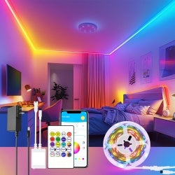 Bluetooth Colorful LED Strip 16.4ft